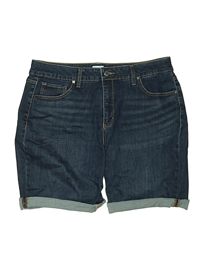 Pre-owned Time And Tru Denim Shorts In Blue