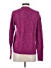 Ann Taylor LOFT Argyle Purple Pullover Sweater Size S - photo 2
