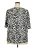 Chico's Animal Print Silver 3/4 Sleeve T-Shirt Size XXL (4) - photo 2