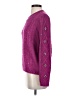 Ann Taylor LOFT Argyle Purple Pullover Sweater Size S - photo 5