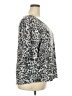 Chico's Animal Print Silver 3/4 Sleeve T-Shirt Size XXL (4) - photo 4