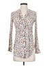 Maeve 100% Rayon Polka Dots Ivory Long Sleeve Blouse Size 0 - photo 1