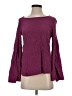Ro & De Burgundy Long Sleeve Blouse Size S - photo 1