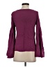 Ro & De Burgundy Long Sleeve Blouse Size S - photo 2