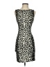 Aqua Animal Print Gray Cocktail Dress Size XS - photo 1