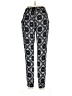 Iris Los Angeles Print Black Casual Pants Size L - photo 2