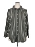 Lularoe Stripes Gray 3/4 Sleeve Blouse Size 2X - photo 1