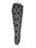 Iris Los Angeles Print Black Casual Pants Size L - photo 4