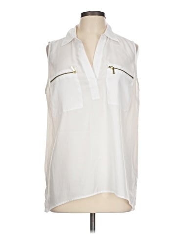 MICHAEL Michael Kors Sleeveless Button-Down Shirt (view 1)