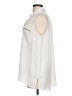 MICHAEL Michael Kors Ivory Sleeveless Button-Down Shirt Size L - photo 5