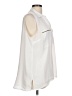 MICHAEL Michael Kors Ivory Sleeveless Button-Down Shirt Size L - photo 4