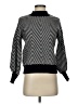 Zesica Chevron-herringbone Black Turtleneck Sweater Size S - photo 1