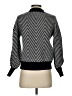 Zesica Chevron-herringbone Black Turtleneck Sweater Size S - photo 2