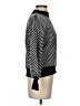 Zesica Chevron-herringbone Black Turtleneck Sweater Size S - photo 4