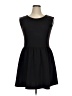 Frenchi Solid Black Casual Dress Size XL - photo 1