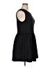Frenchi Solid Black Casual Dress Size XL - photo 4