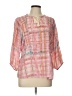 Sharagano Pink 3/4 Sleeve Blouse Size L - photo 1