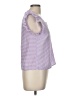 Shein 100% Polyester Purple Short Sleeve Blouse Size 6 - photo 4