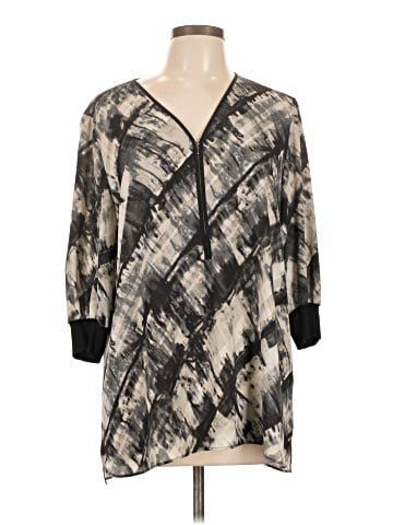 Lafayette 148 New York 3/4 Sleeve Blouse (view 1)