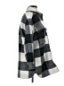 Abercrombie & Fitch Plaid Gray Coat Size S - photo 4