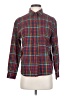 Pendleton Plaid Burgundy Red Long Sleeve Button-Down Shirt Size S - photo 1