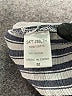 Luxe Apothetique Stripes Silver Short Sleeve Blouse Size M - photo 8