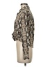 Basil heart Lola Animal Print Tan Long Sleeve Blouse Size M - photo 5