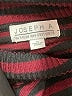 Joseph A. Stripes Burgundy Turtleneck Sweater Size S - photo 7