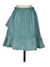 Originality 100% Polyester Paisley Teal Casual Skirt Size XS - photo 2