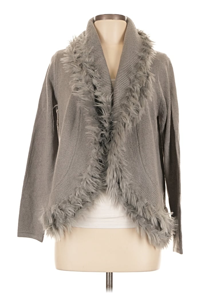 Alfani Cardigan Sweater In Gray