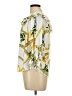 Julian Chang Yellow 3/4 Sleeve Blouse Size L - photo 5
