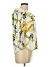 Julian Chang Yellow 3/4 Sleeve Blouse Size L - photo 4