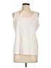 Notations Ivory Sleeveless T-Shirt Size L - photo 1