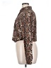 Sweet Rain Animal Print Brown Long Sleeve Blouse Size XL - photo 5