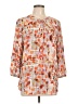 Not Your Daughter's Jeans 100% Polyester Orange 3/4 Sleeve Blouse Size L - photo 1