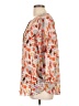 Not Your Daughter's Jeans 100% Polyester Orange 3/4 Sleeve Blouse Size L - photo 5