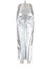Express Metallic Silver Jeggings Size 6 - photo 2