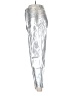 Express Metallic Silver Jeggings Size 6 - photo 5