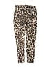 Justice Animal Print Gold Casual Pants Size 8 - photo 2