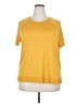 Torrid Yellow Short Sleeve Top Size 2X Plus (2) - photo 1