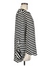 Ann Taylor LOFT 100% Polyester Stripes Black Long Sleeve Blouse Size M - photo 4