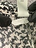 H&M 100% Viscose Animal Print Silver Casual Pants Size L - photo 7