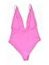 Unbranded Solid Pink One Piece Swimsuit Size M (estimated) - photo 2