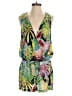 BCBGMAXAZRIA 100% Polyester Tropical Green Romper Size S - photo 1