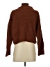 Double Zero 100% Polyester Brown Turtleneck Sweater Size S - photo 2
