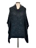 Joan Vass Blue Poncho Size L - photo 1