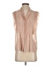 Zara 100% Polyester Pink Sleeveless Blouse Size S - photo 1