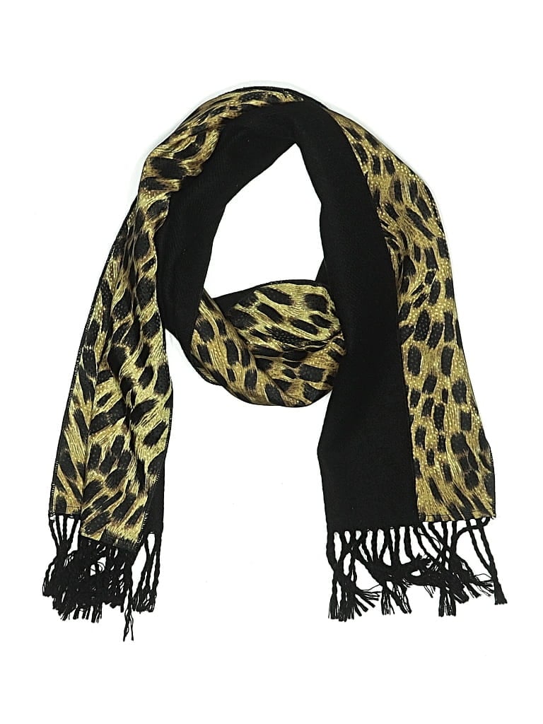 Pre-owned Assorted Brands Scarf In Tan