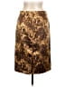 J.Crew Animal Print Brown Silk Skirt Size 10 - photo 2