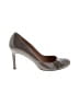 Ann Taylor 100% Leather Gray Brown Heels Size 8 - photo 1